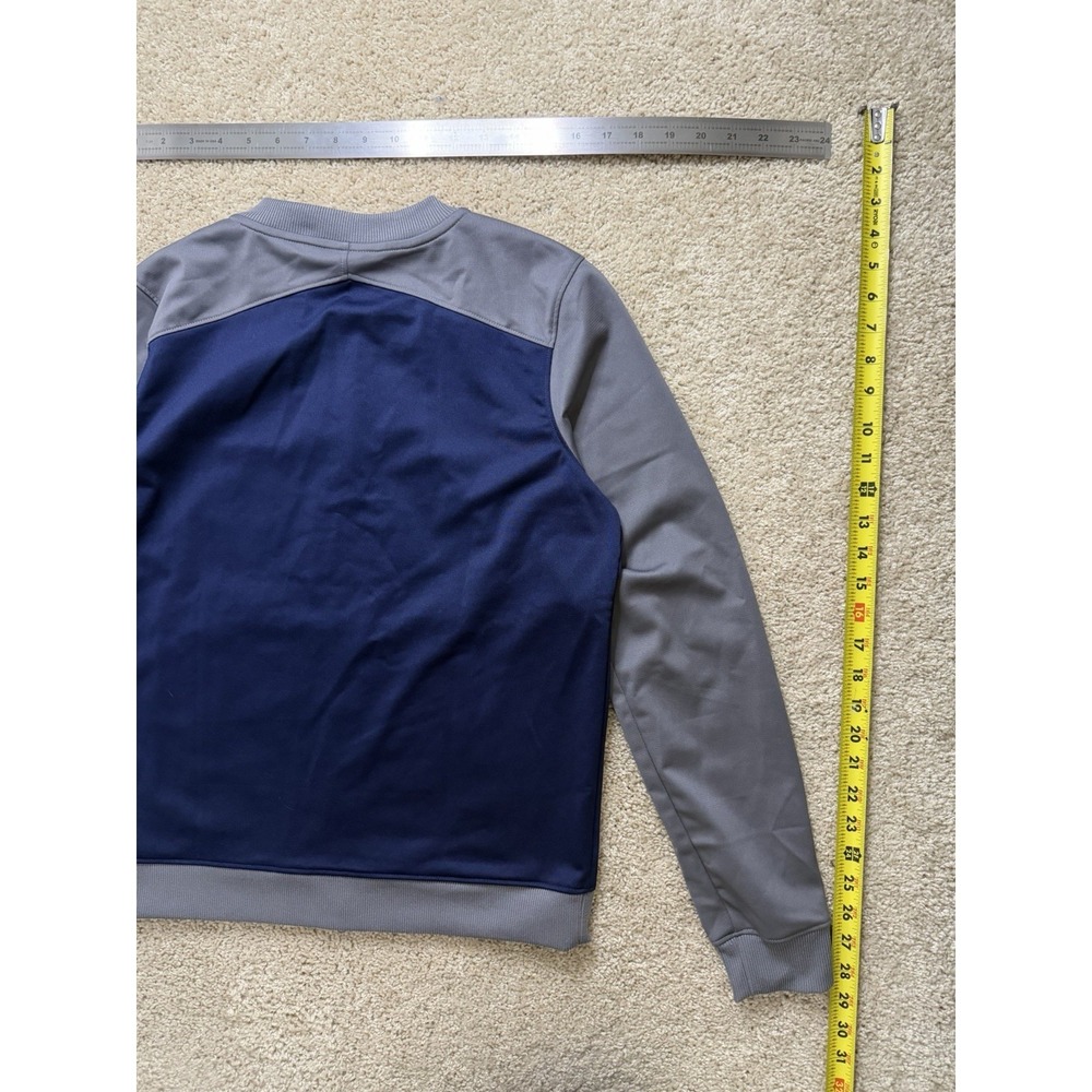 Under Armour Women's Challenger Full‎ Zip Fitted Track Jacket Navy Gray Size M - Picture 9 of 13